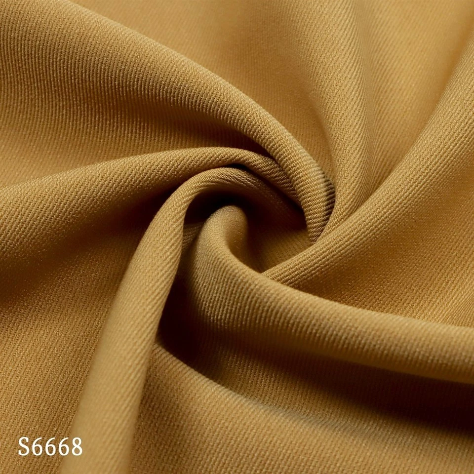 Polyester 4 Way Stretch Fabric 3 1 Twill suppliers